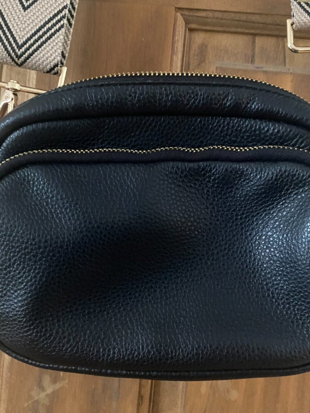 Pom Pom London leather crossbody bag - Picture 2 of 5